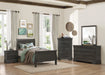 Mayville Full Sleigh Bed in Gray - Furniture Max (Falls Church,VA) *