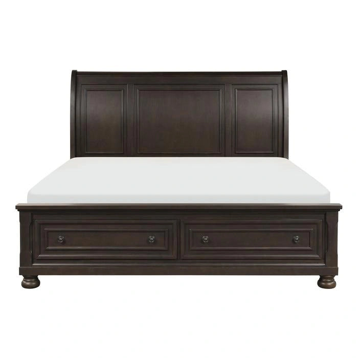 Begonia Queen Platform Bed in Gray 1718GY-1*