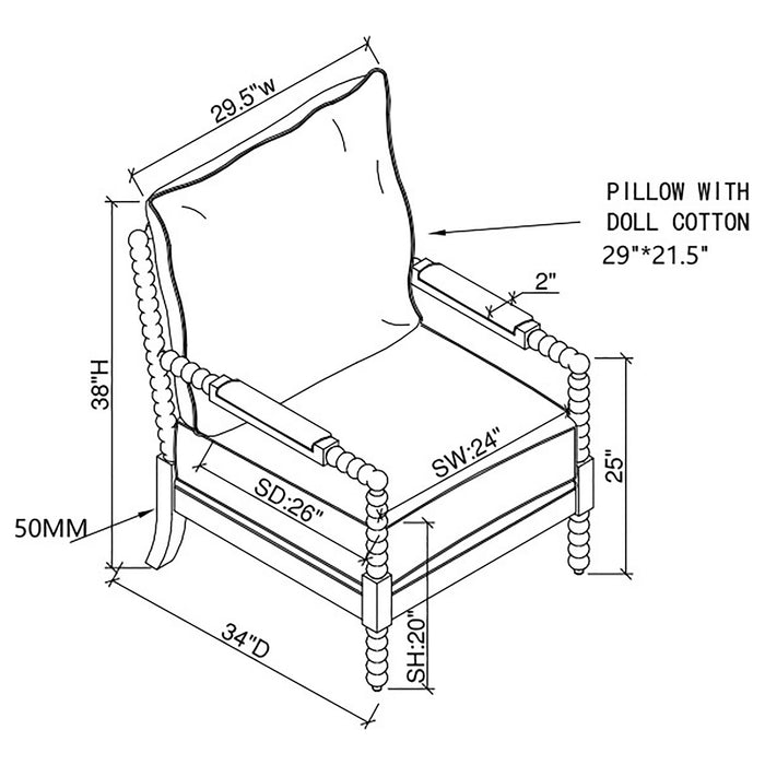 Blanchett Accent Chair - Furniture Max (Falls Church,VA) *