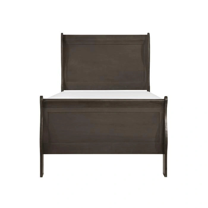 Mayville Twin Sleigh Bed in Gray - Furniture Max (Falls Church,VA) *