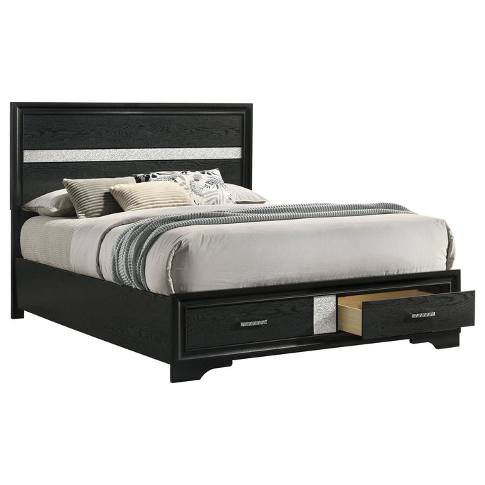 Miranda Panel Platform Storage Bed