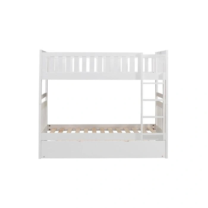 Galen Twin/Twin Bunk Bed w/ Twin Trundle in White B2053W-1*R