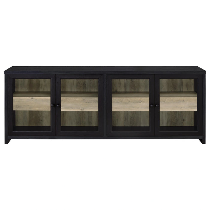 Denison Entertainment Center (TV Stand and 2 Media Tower)
