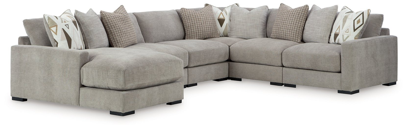 Aslan Court Sectional with Chaise - Furniture Max (Falls Church,VA) *