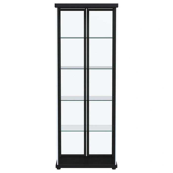 Aero Curio Cabinet with LED Lighting