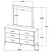 Kaywood Dresser with Mirror - Furniture Max (Falls Church,VA) *