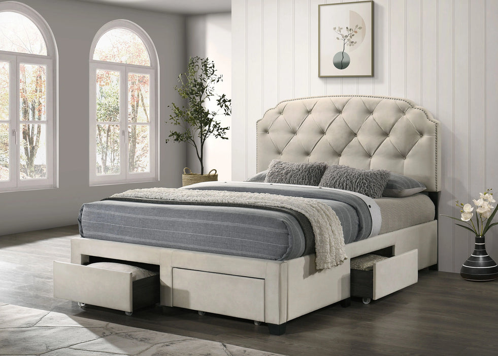 Marianna Panel Platform Storage Bed