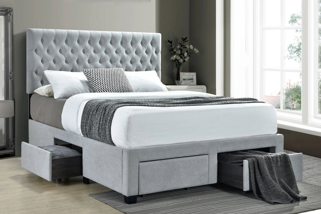 Soledad Panel Platform Storage Bed