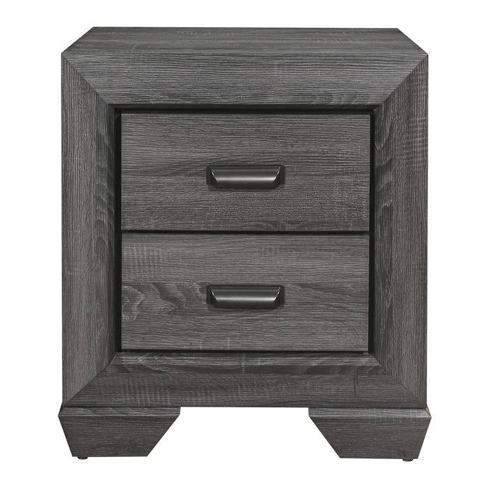 Beechnut 2 Drawer Nightstand in Gray 1904GY-4