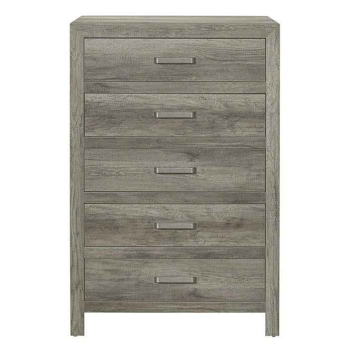Mandan 5 Drawer Chest in Weathered Gray 1910GY-9