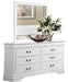 Mayville 6 Drawer Dresser in White 2147W-5 - Furniture Max (Falls Church,VA) *