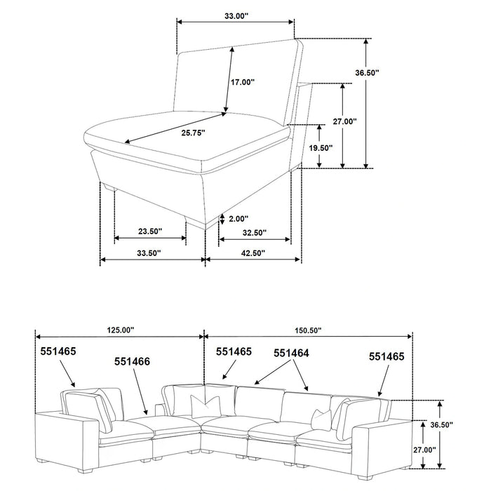 Lakeview Modular Sectional Sofa