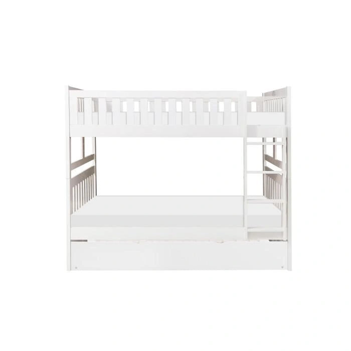 Galen Full/Full Bunk Bed w/ Twin Trundle in White B2053FFW-1*R