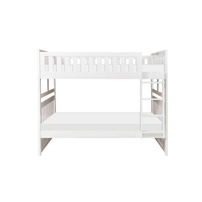 Galen Full/Full Bunk Bed w/ Storage Boxes in White B2053FFW-1*T