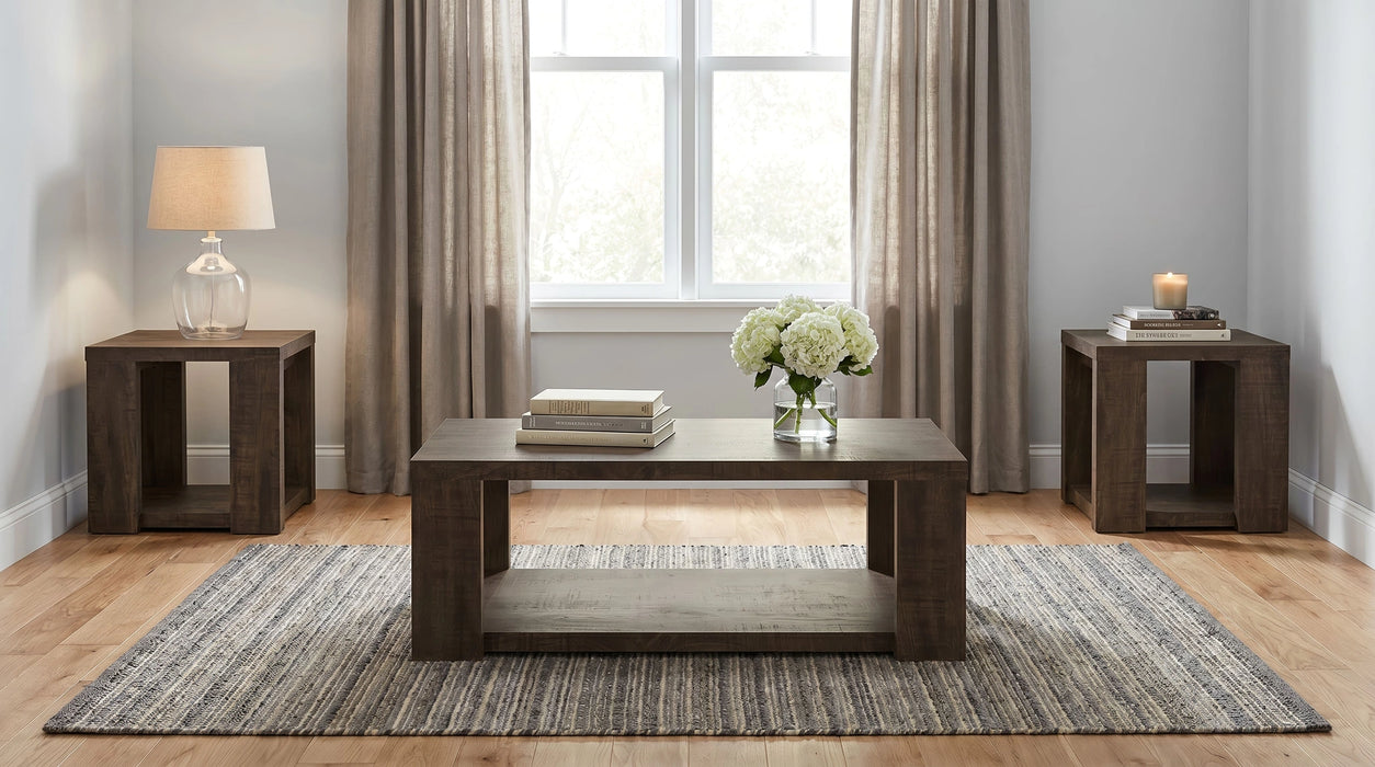 Pavone Open-Shelf Coffee and End Table Set