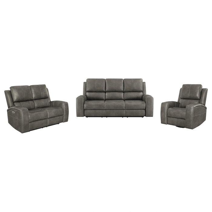 Brickston Triple Power Reclining Sofa Set