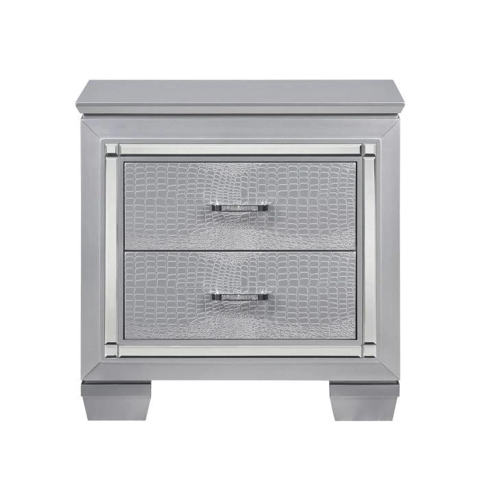 Allura Nightstand in Silver 1916-4