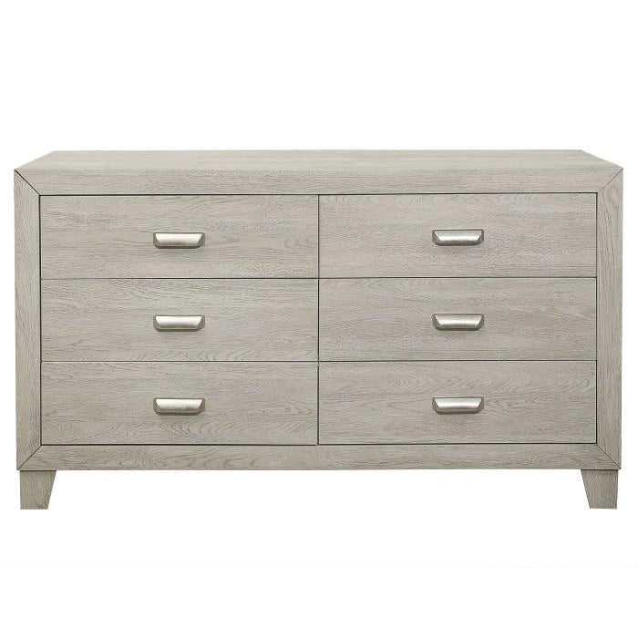Quinby 6 Drawer Dresser in Light Brown 1525-5