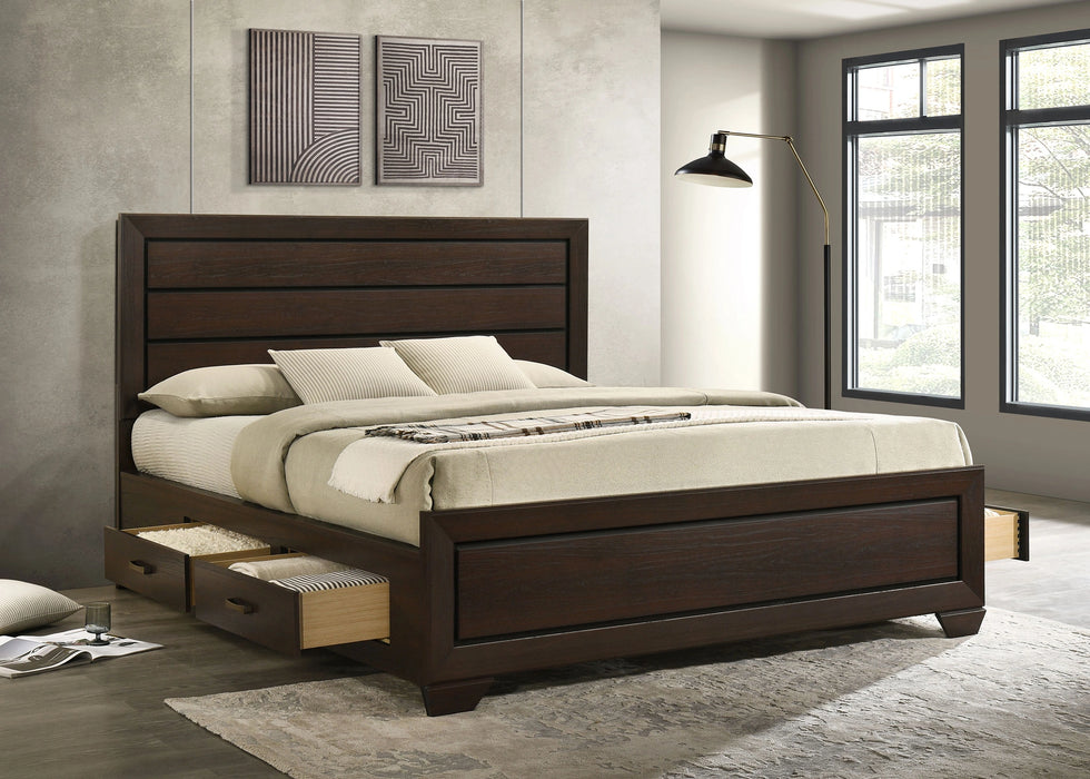 Kauffman Panel Platform Storage Bed