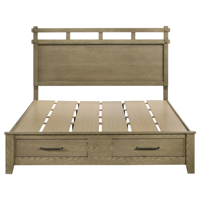 Hazlewood Panel Platform Storage Bed