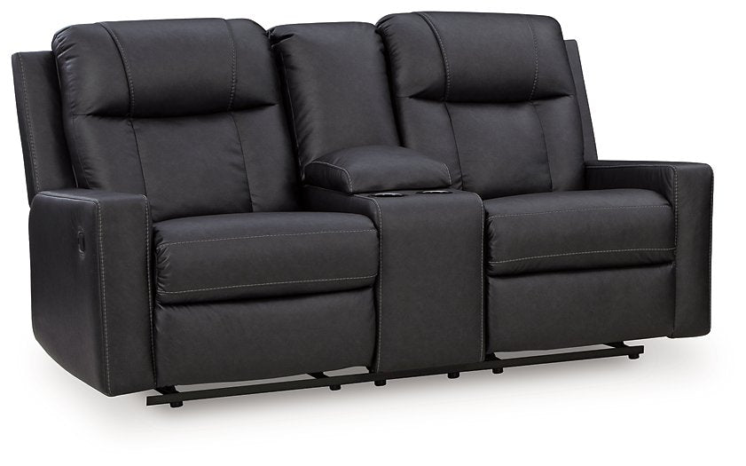 Mackmenville Reclining Loveseat with Console - Furniture Max (Falls Church,VA) *