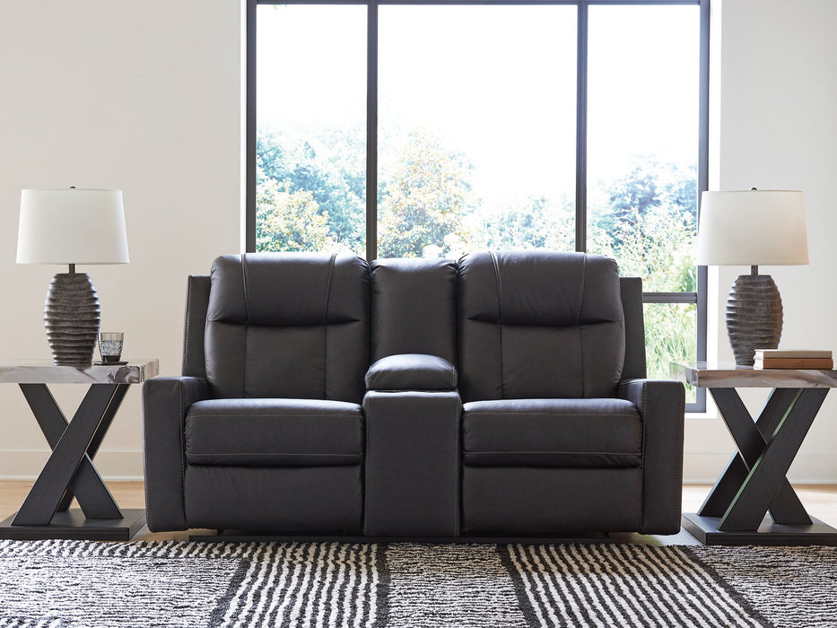 Mackmenville Reclining Loveseat with Console - Furniture Max (Falls Church,VA) *