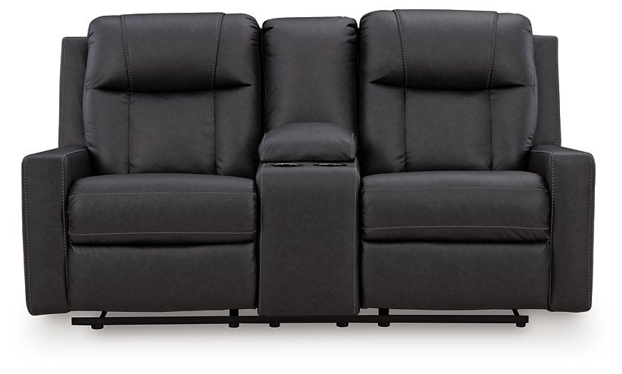 Mackmenville Reclining Loveseat with Console - Furniture Max (Falls Church,VA) *