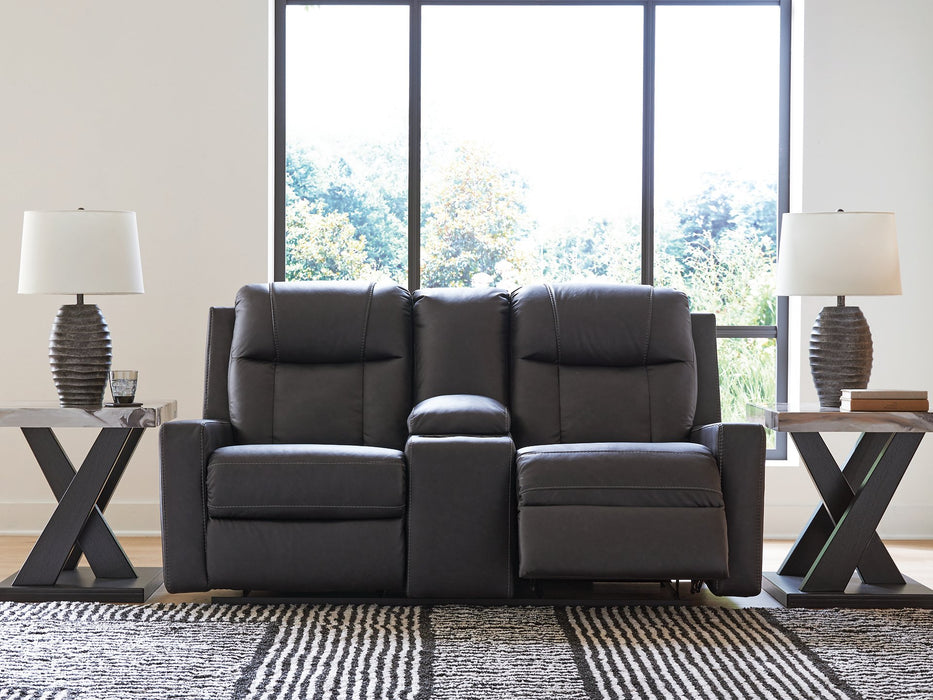 Mackmenville Reclining Loveseat with Console - Furniture Max (Falls Church,VA) *
