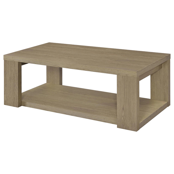 Pavone Open-Shelf Coffee and End Table Set