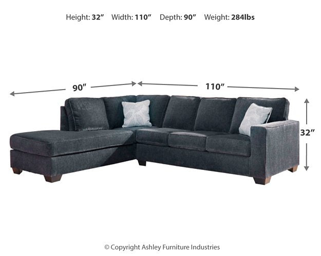 Altari Sleeper Sectional with Chaise - Furniture Max (Falls Church,VA) *