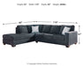 Altari Sleeper Sectional with Chaise - Furniture Max (Falls Church,VA) *