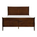 Mayville Queen Sleigh Bed in Brown Cherry - Furniture Max (Falls Church,VA) *