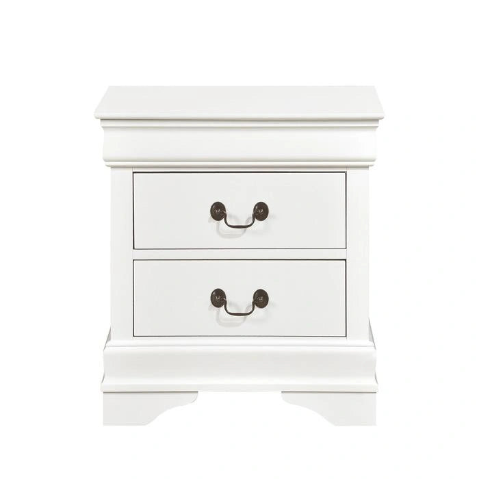Mayville 2 Drawer Nightstand in White 2147W-4 - Furniture Max (Falls Church,VA) *