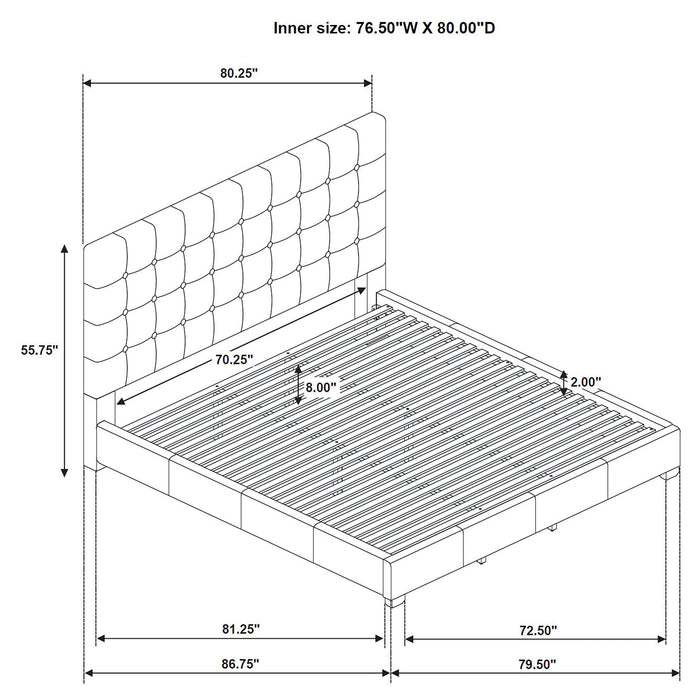 Medley Panel Platform Bed