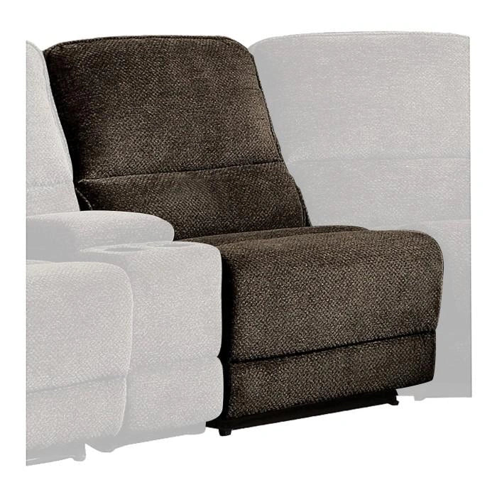 Shreveport Armless Reclining Chair in Brown 8238-AR