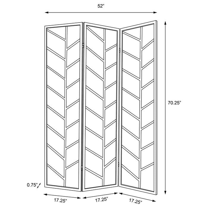 Mila Three-Panel Room Divider