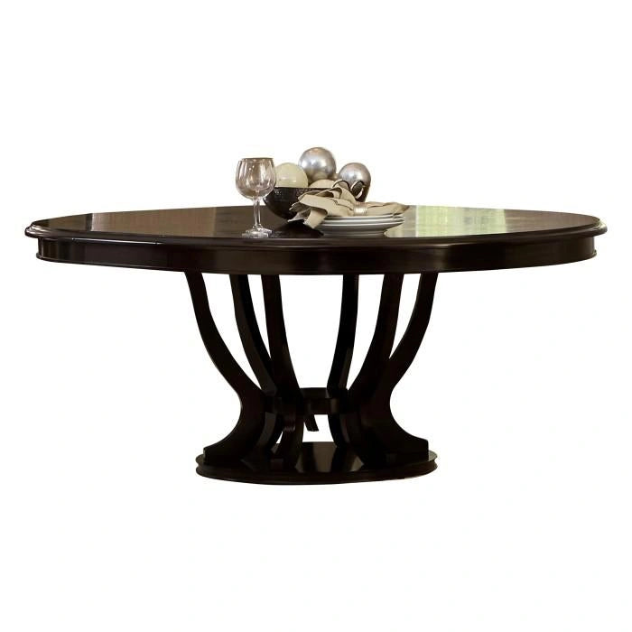 Savion Round/Oval Dining Table in Espresso 5494-76*