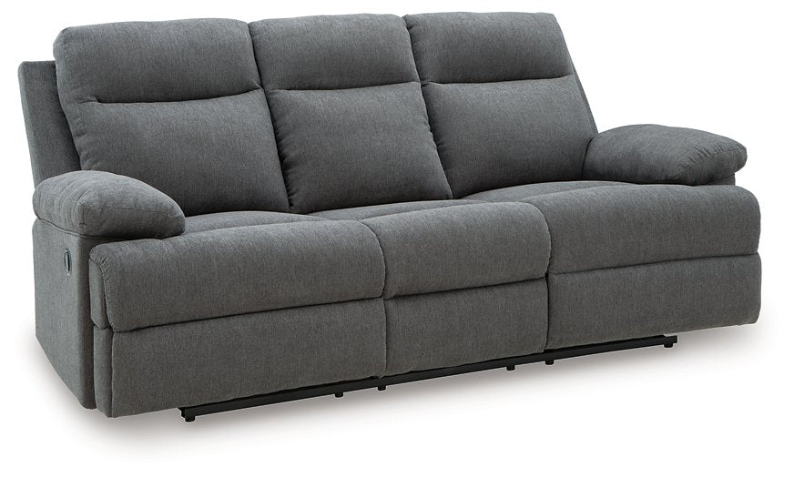Side-Swipe Reclining Sofa with Drop Down Table - Furniture Max (Falls Church,VA) *