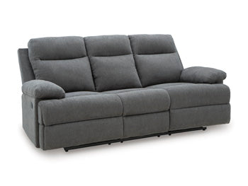 Side-Swipe Reclining Sofa with Drop Down Table - Furniture Max (Falls Church,VA) *