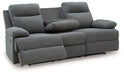 Side-Swipe Reclining Sofa with Drop Down Table - Furniture Max (Falls Church,VA) *
