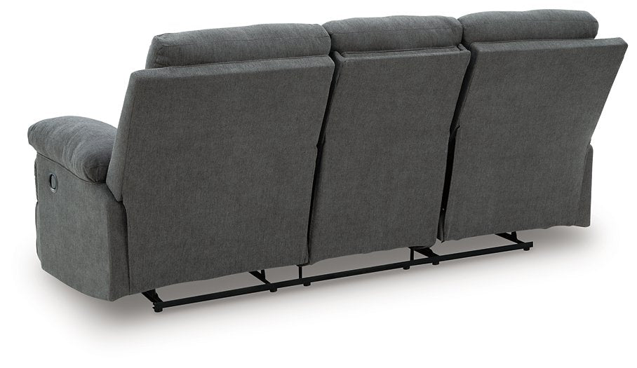 Side-Swipe Reclining Sofa with Drop Down Table - Furniture Max (Falls Church,VA) *