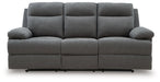 Side-Swipe Reclining Sofa with Drop Down Table - Furniture Max (Falls Church,VA) *