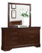 Mayville 6 Drawer Dresser in Brown Cherry 2147-5 - Furniture Max (Falls Church,VA) *