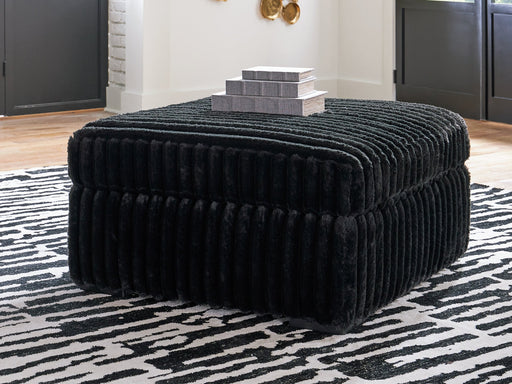 Midnight-Madness Oversized Accent Ottoman - Furniture Max (Falls Church,VA) *