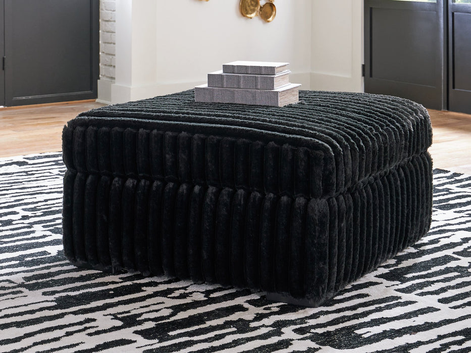 Midnight-Madness Oversized Accent Ottoman - Furniture Max (Falls Church,VA) *