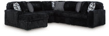 Midnight-Madness Sectional with Chaise - Furniture Max (Falls Church,VA) *