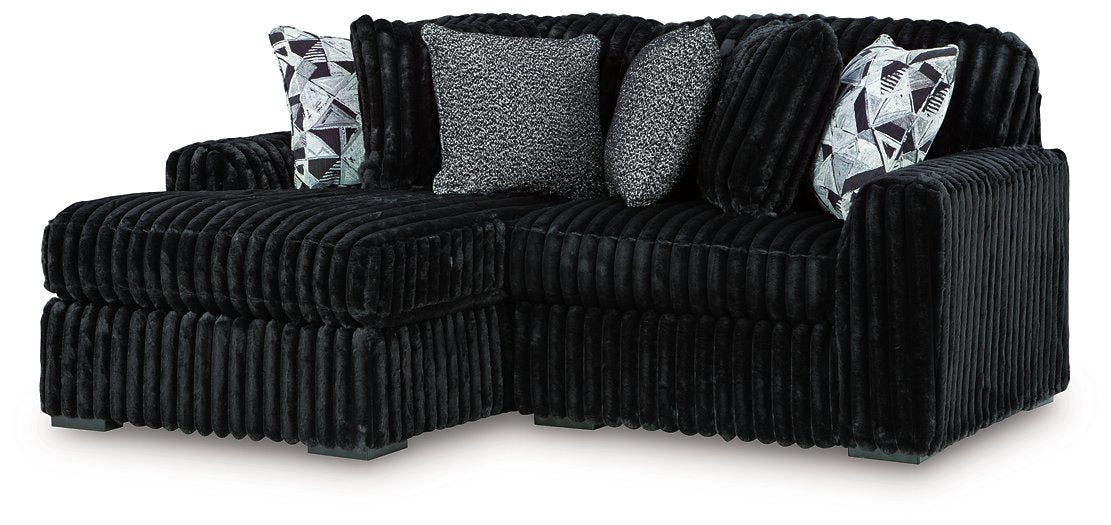 Midnight-Madness Sectional with Chaise - Furniture Max (Falls Church,VA) *