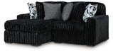 Midnight-Madness Sectional with Chaise - Furniture Max (Falls Church,VA) *