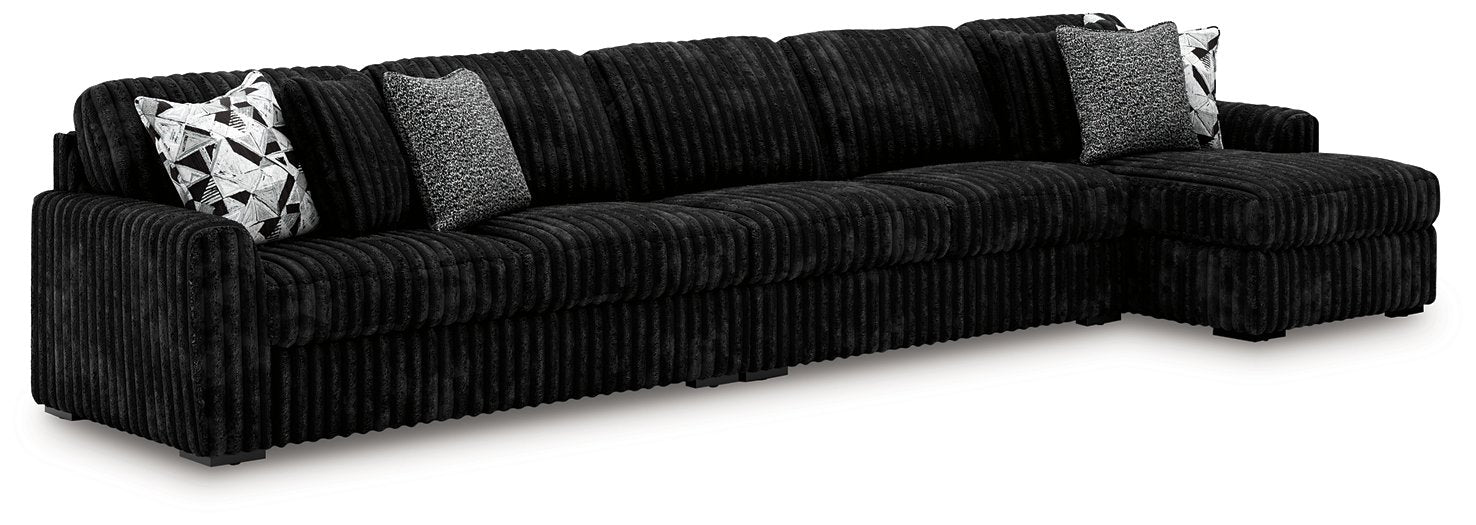 Midnight-Madness Sectional with Chaise - Furniture Max (Falls Church,VA) *