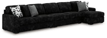 Midnight-Madness Sectional with Chaise - Furniture Max (Falls Church,VA) *